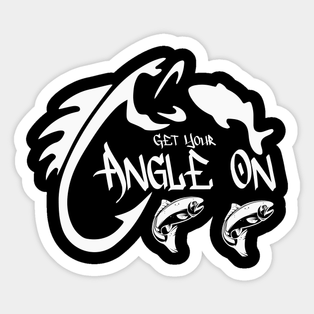 Get You Angle On  Fishing Sticker by Journees